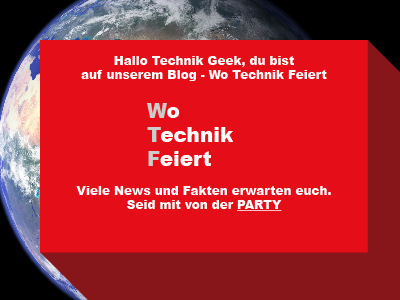 Hallo ihr lieben Technik Leser